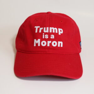 "Choose Your Message" Red Baseball Cap
